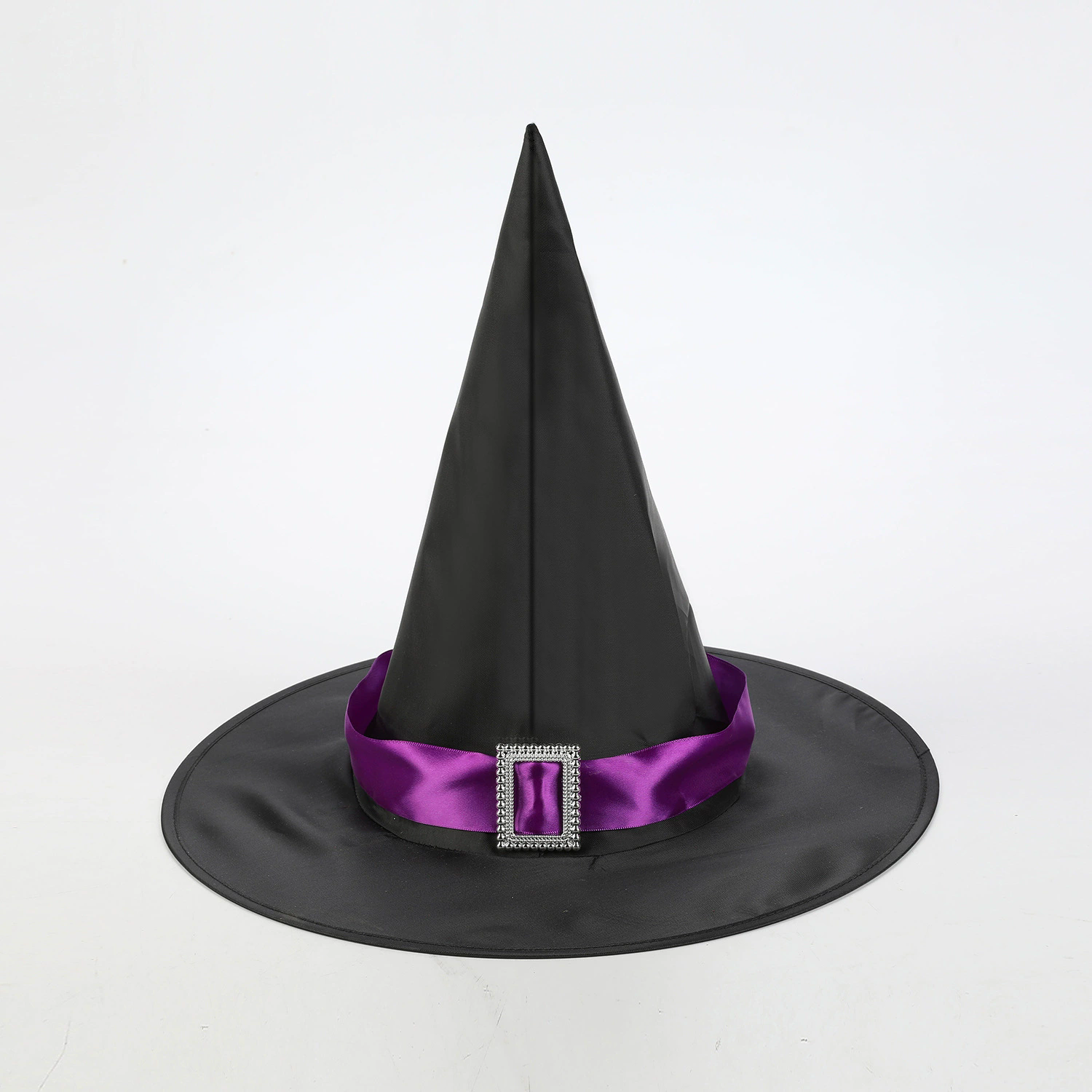Wholesale Black Oxford Cloth Witch Hat – Bulk Wizard Cap for Halloween Party Supply