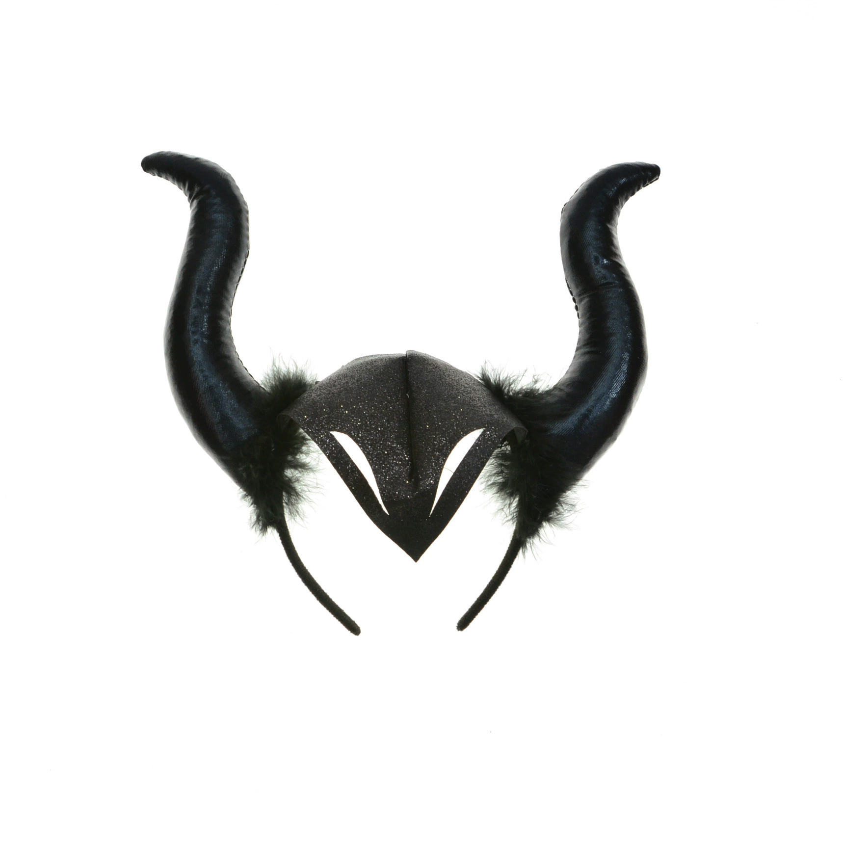 Large Halloween Bull Horn Headband – Big Demon Horn Hairband for Men Women Costume Prop
