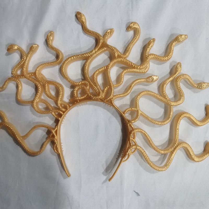 Medusa Snake Hair Headband – Greek Mythology Snake Hairband for Women Halloween Costume Prop