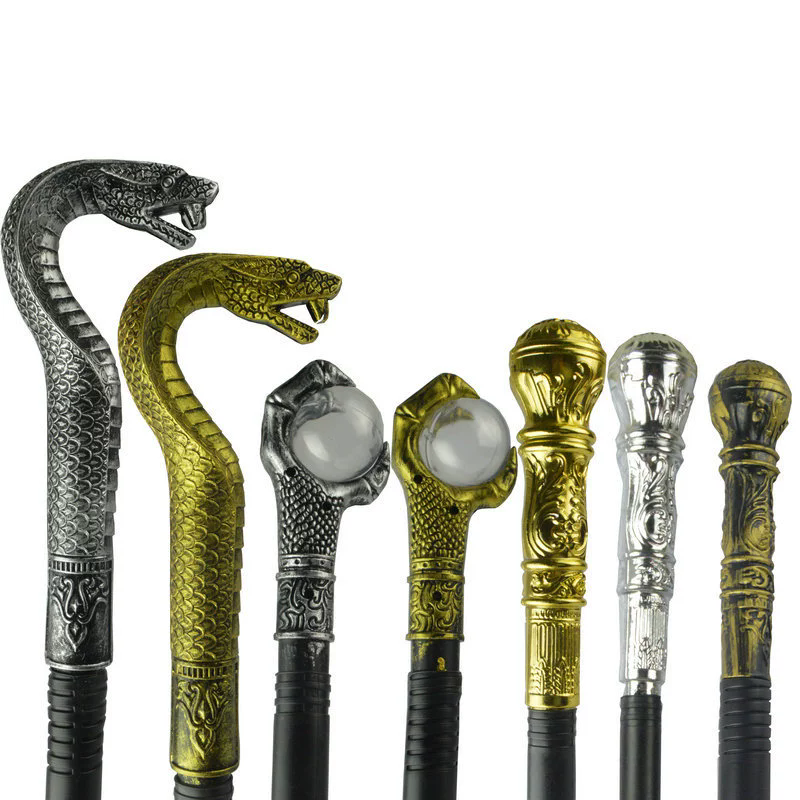 Egyptian Pharaoh Scepter – Gold Crook and Flail Staff for King Costume Halloween Prop