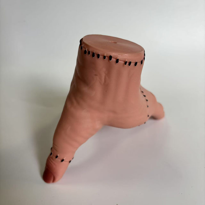 Adams Family Severed Hand Prop – Vinyl Fake Rubber Hand for Halloween Prank Toy