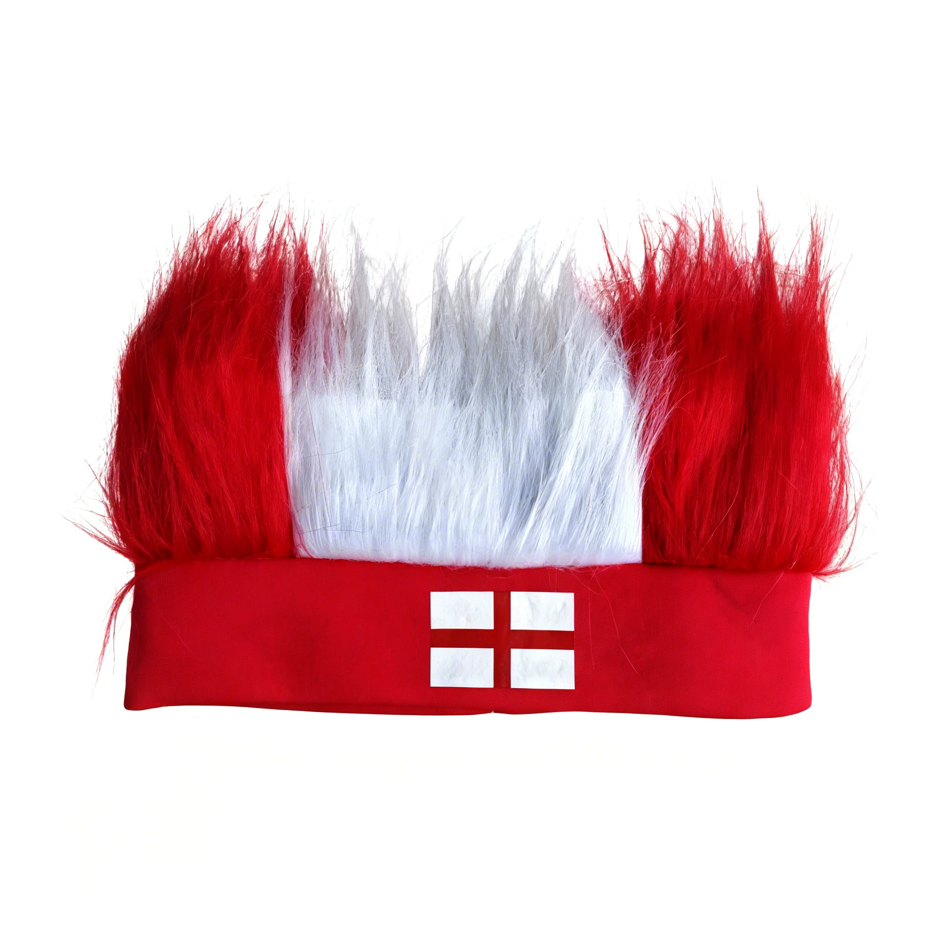Custom Flag Color Plush Headband – Wholesale Fuzzy Headband Wig for World Cup Fan Props