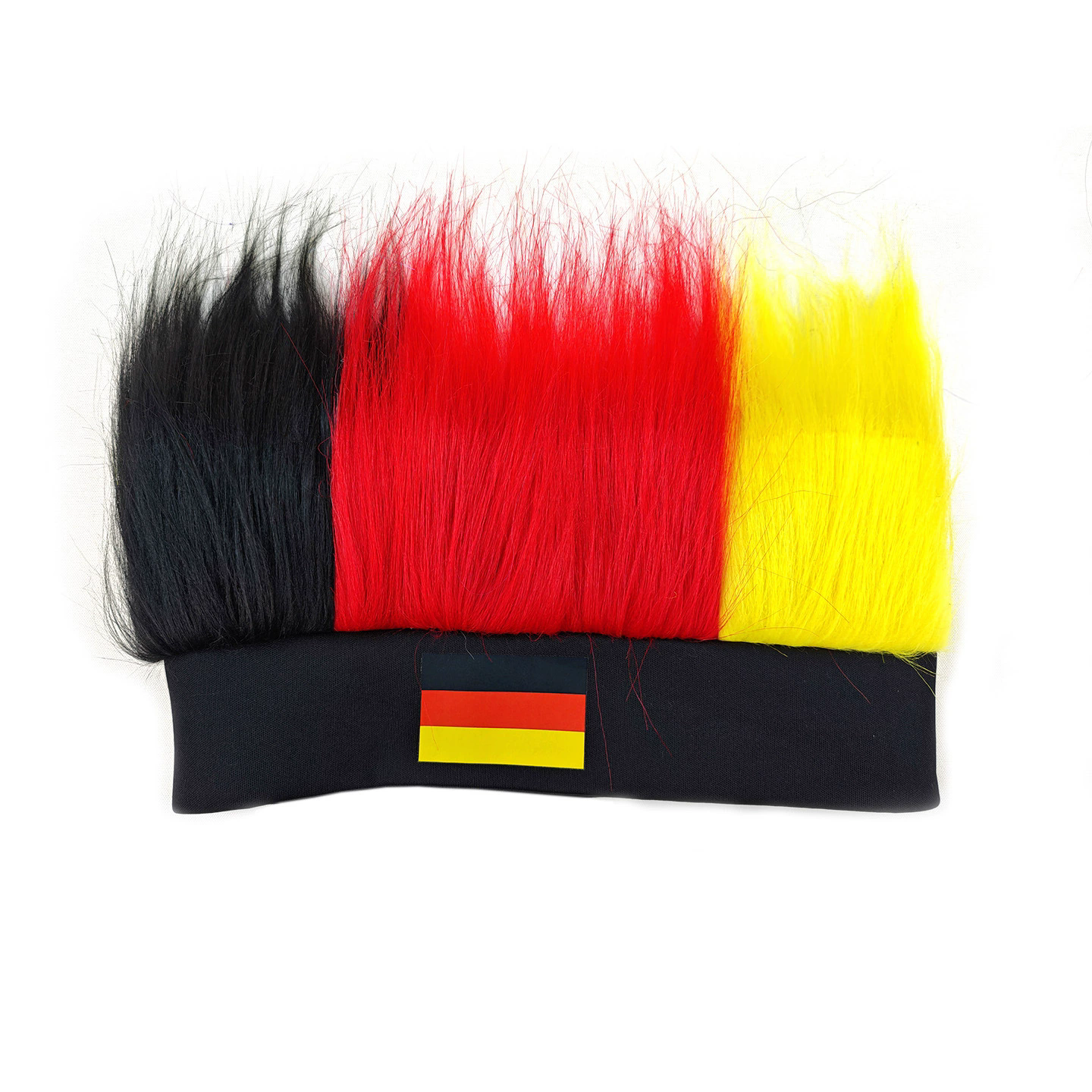 Custom Flag Color Plush Headband – Wholesale Fuzzy Headband Wig for World Cup Fan Props