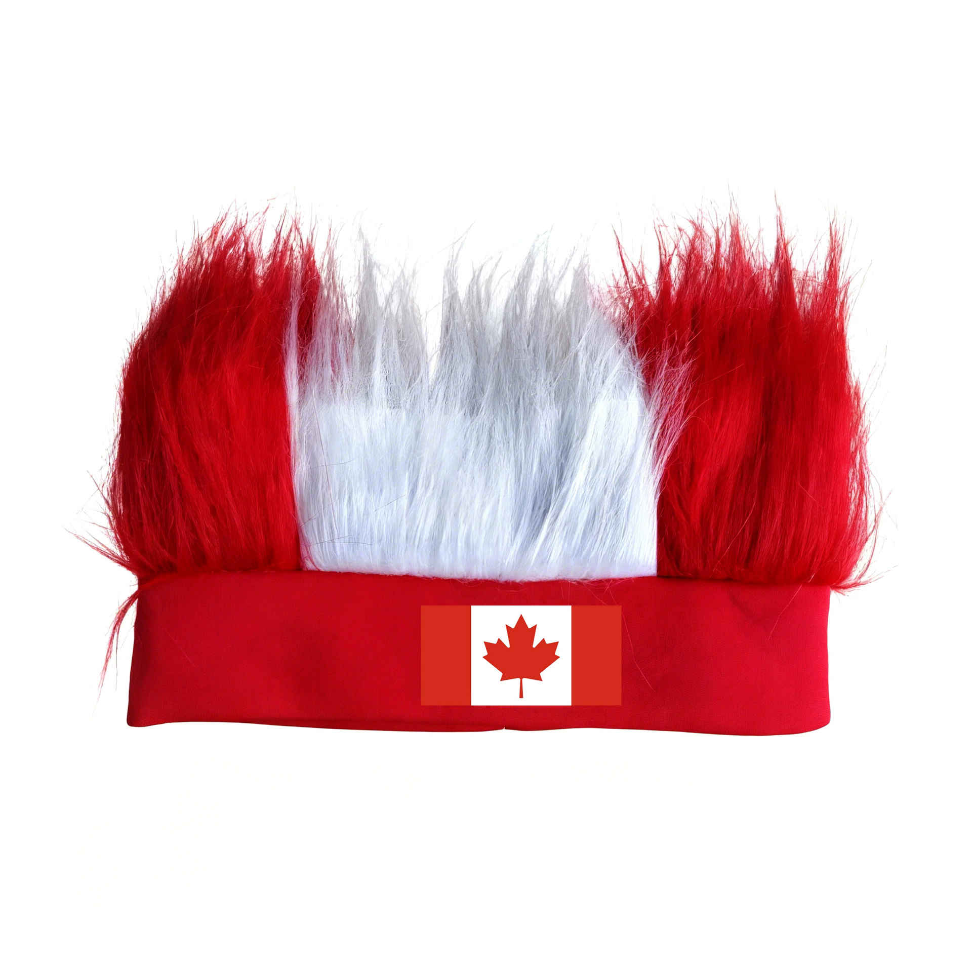 Custom Flag Color Plush Headband – Wholesale Fuzzy Headband Wig for World Cup Fan Props