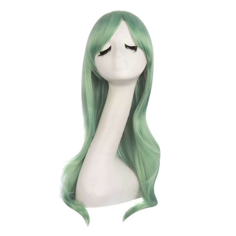 70cm Long Curly Anime Wig – Colorful Long Curls Cosplay Wig for Women & Girls Halloween Costume