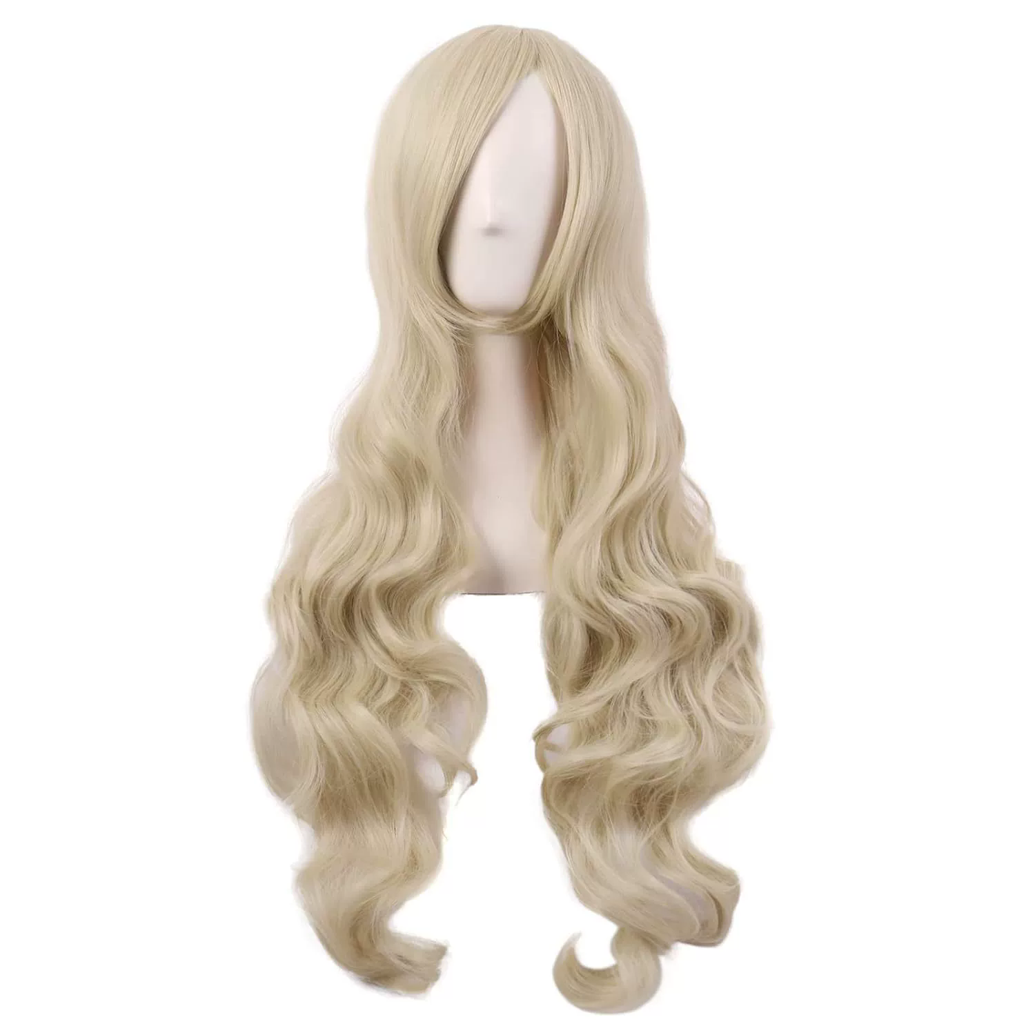 Long Spiral Curly Colorful Wig – Rainbow Curls Anime Cosplay Synthetic Wig for Women & Girls Party Prop