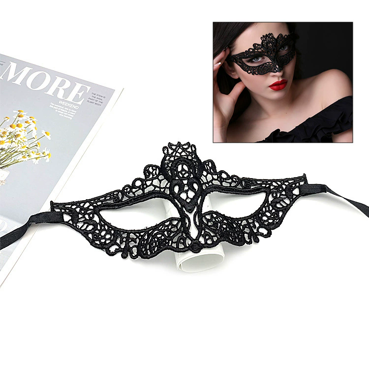 Shapeable Lace Mask – Malleable Half Face Eye Mask for Women, Bendable Black Masquerade Mask for Adult Party & Dance& Halloween Yard Decor