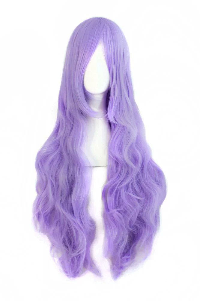 Long Spiral Curly Colorful Wig – Rainbow Curls Anime Cosplay Synthetic Wig for Women & Girls Party Prop