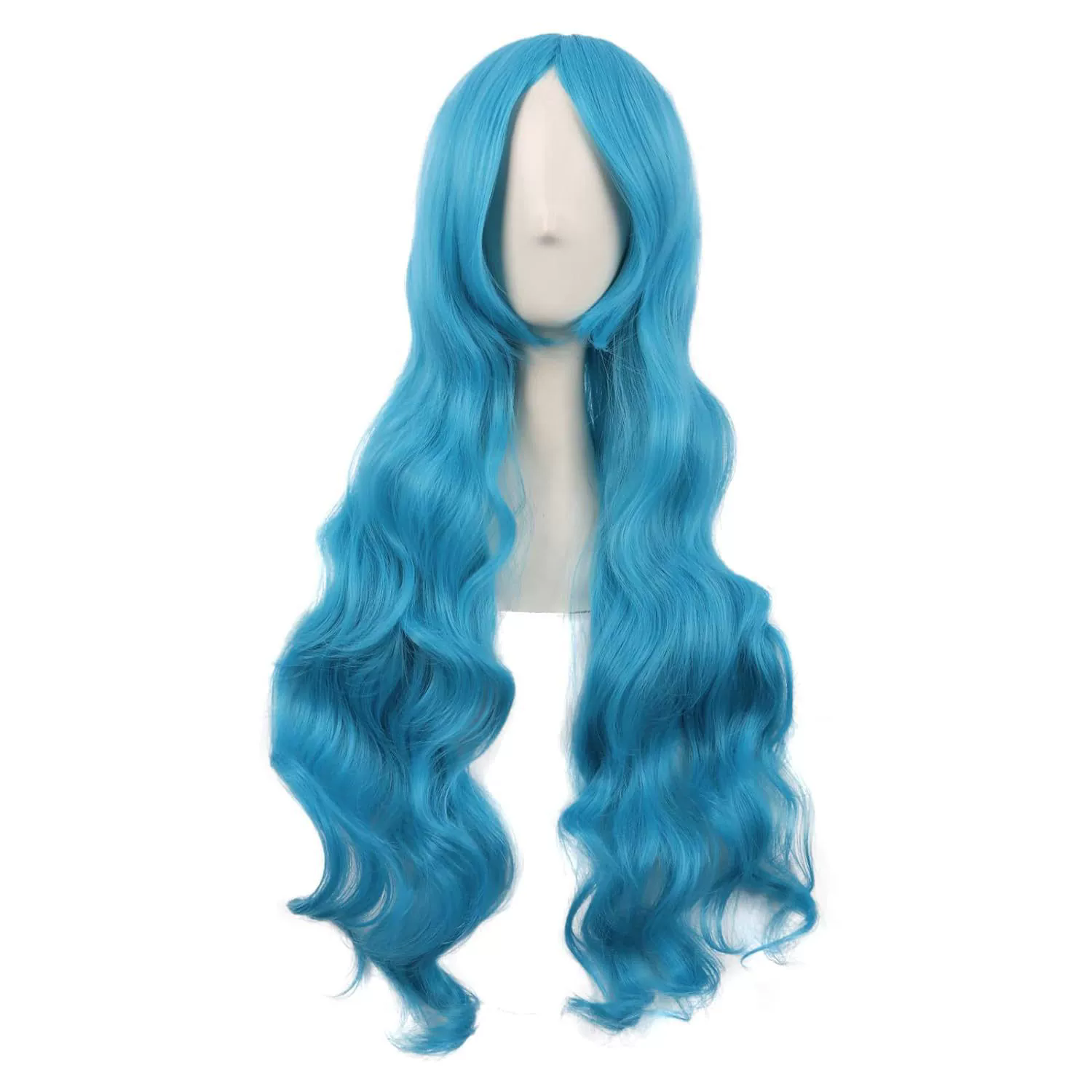 Long Spiral Curly Colorful Wig – Rainbow Curls Anime Cosplay Synthetic Wig for Women & Girls Party Prop