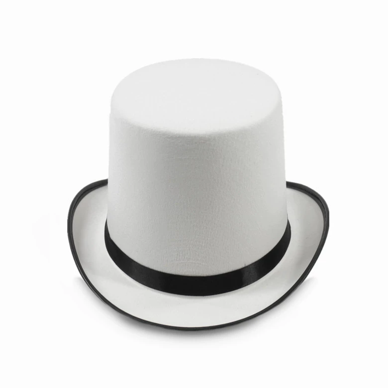 16cm Tall Top Hat – Stovepipe Hat for Magician Costume & Halloween Prop