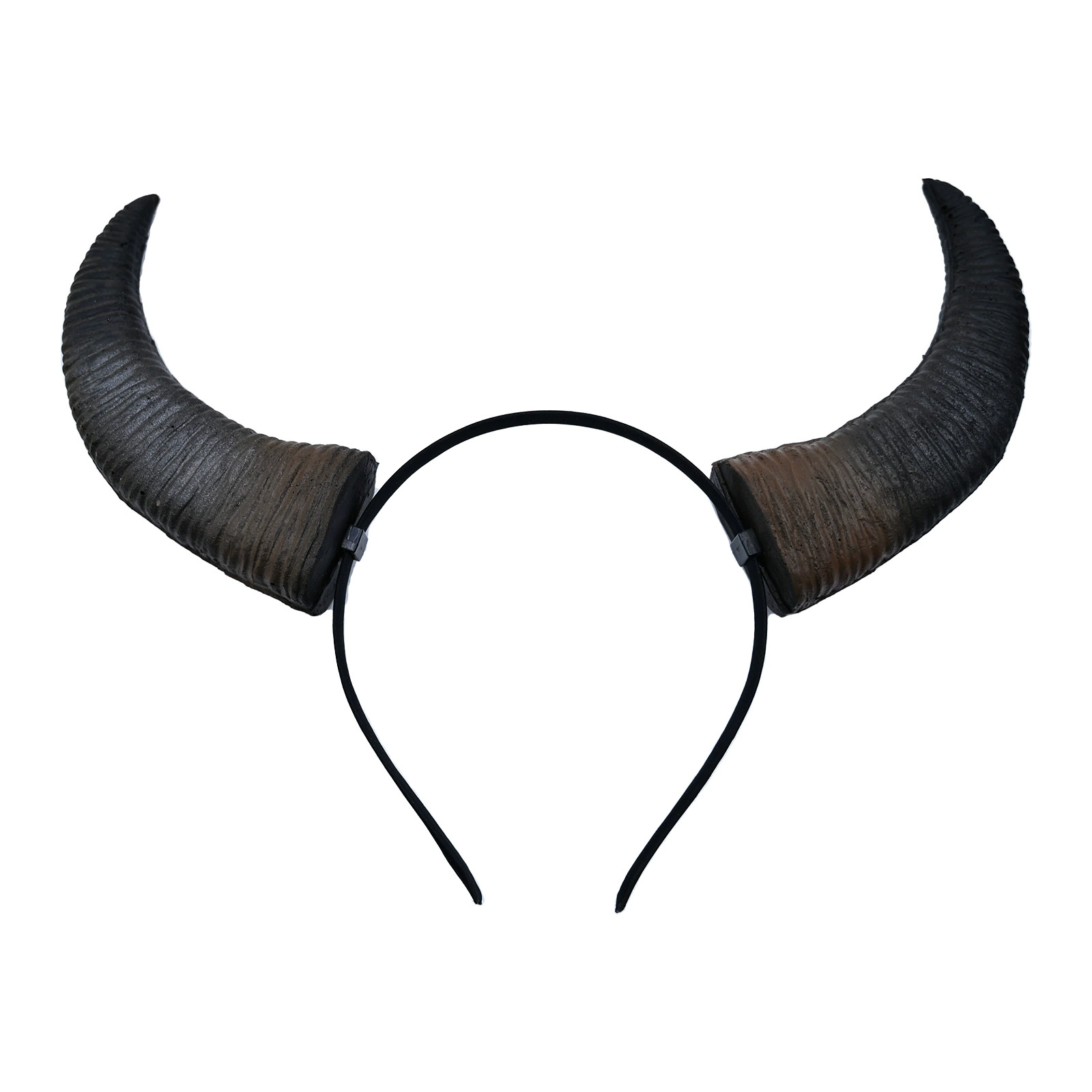Buffalo Horn Headband – Natural Ox Horn Hairband for Women Men Costume Party Prop