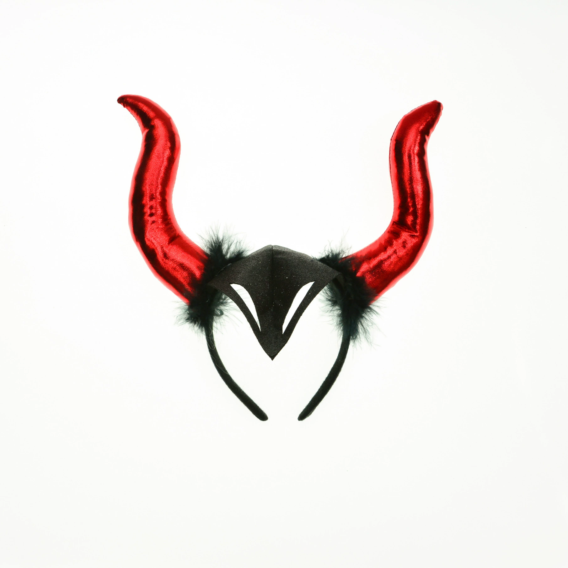 Large Halloween Bull Horn Headband – Big Demon Horn Hairband for Men Women Costume Prop