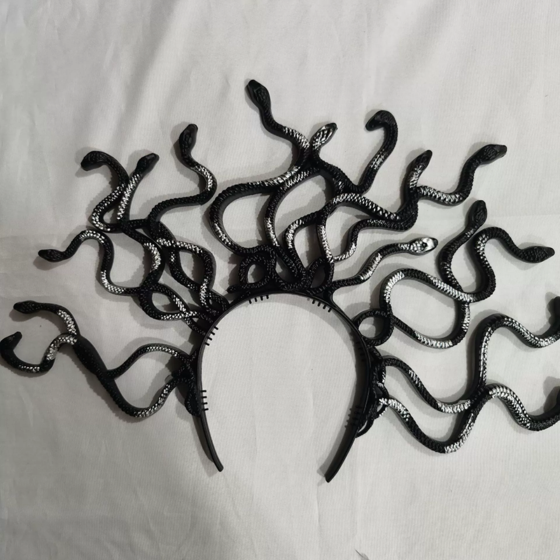 Medusa Snake Hair Headband – Greek Mythology Snake Hairband for Women Halloween Costume Prop