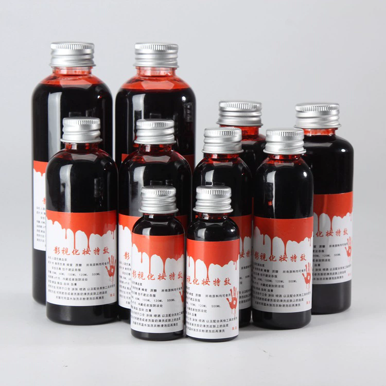 Halloween Fake Blood – Artificial Coagulated Plasma Gel for Special Effects Horror Costume