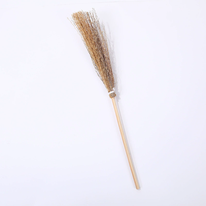 Tiny Broomstick Prop – Mini Witch Broom for Halloween Decor Cake Topper Party Favor