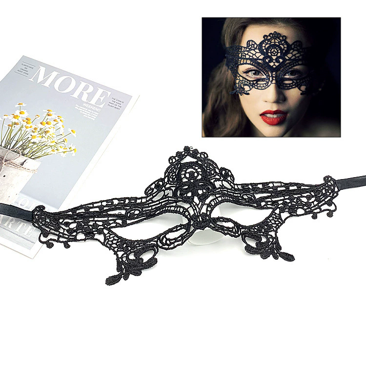 Shapeable Lace Mask – Malleable Half Face Eye Mask for Women, Bendable Black Masquerade Mask for Adult Party & Dance& Halloween Yard Decor