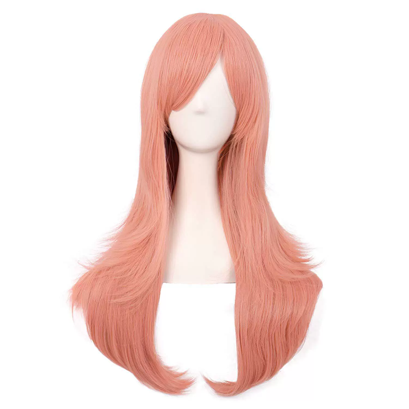 70cm Long Curly Anime Wig – Colorful Long Curls Cosplay Wig for Women & Girls Halloween Costume