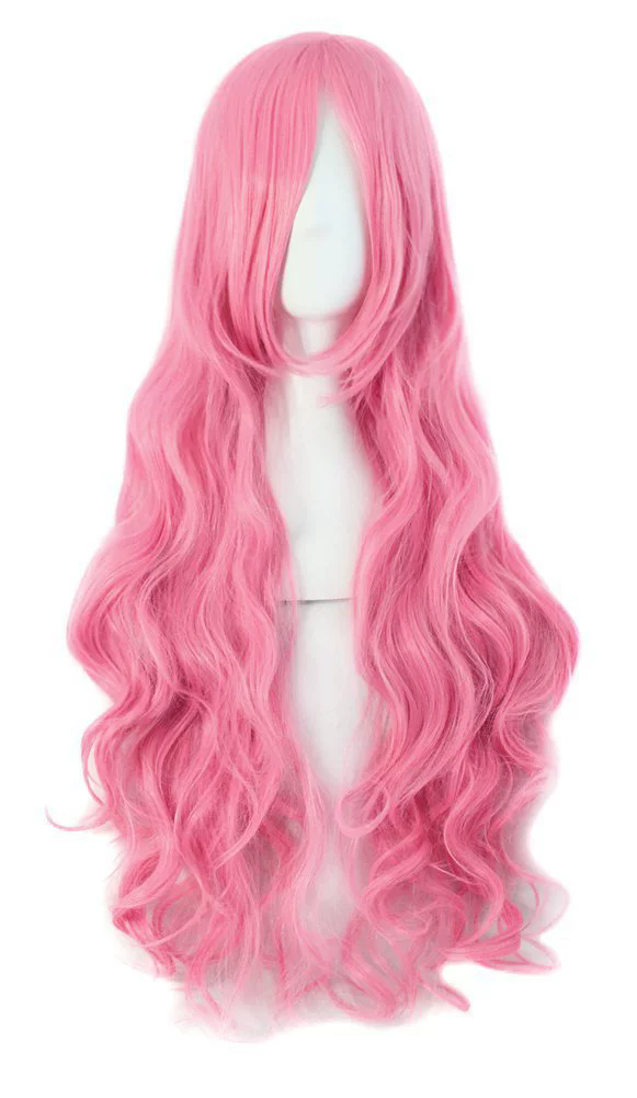 Long Spiral Curly Colorful Wig – Rainbow Curls Anime Cosplay Synthetic Wig for Women & Girls Party Prop