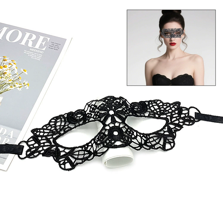 Shapeable Lace Mask – Malleable Half Face Eye Mask for Women, Bendable Black Masquerade Mask for Adult Party & Dance& Halloween Yard Decor