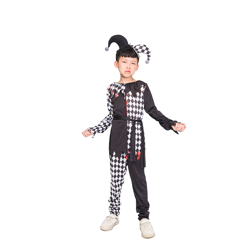 Creepy Clown Costume Professional Halloween Stage & Cosplay Outfit