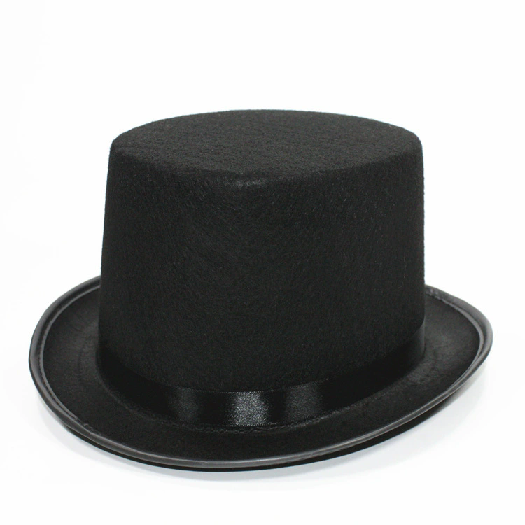 16cm Tall Top Hat – Stovepipe Hat for Magician Costume & Halloween Prop