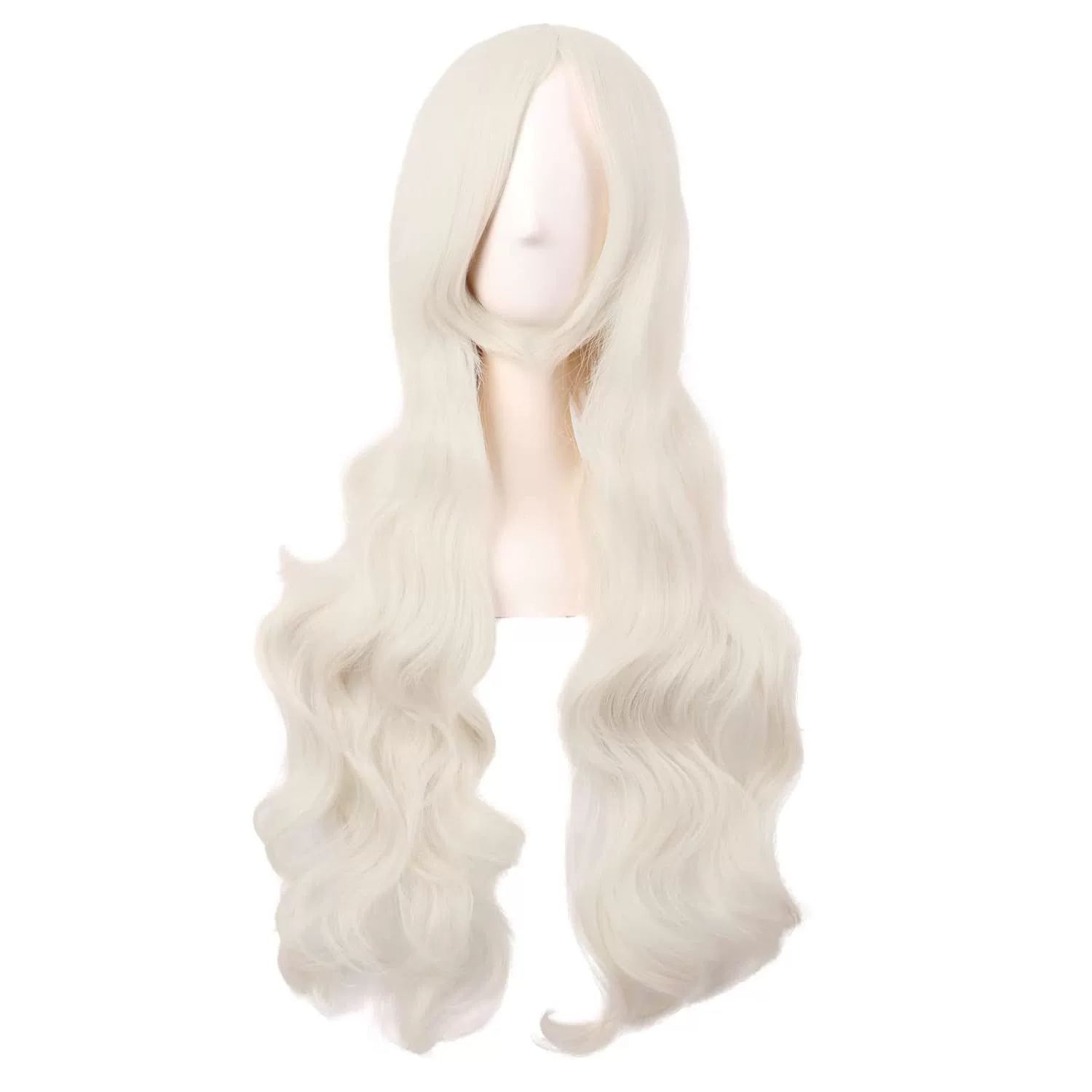 Long Spiral Curly Colorful Wig – Rainbow Curls Anime Cosplay Synthetic Wig for Women & Girls Party Prop