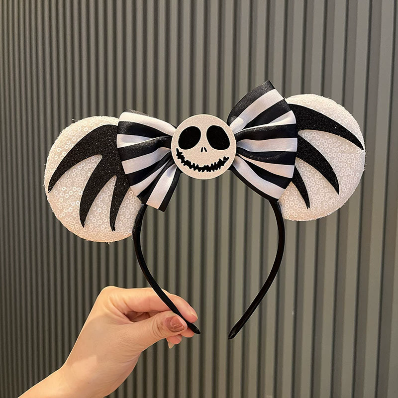 Devil Pumpkin Headband – Halloween Horned Pumpkin Hairband for Women & Kids Costume Party Prop