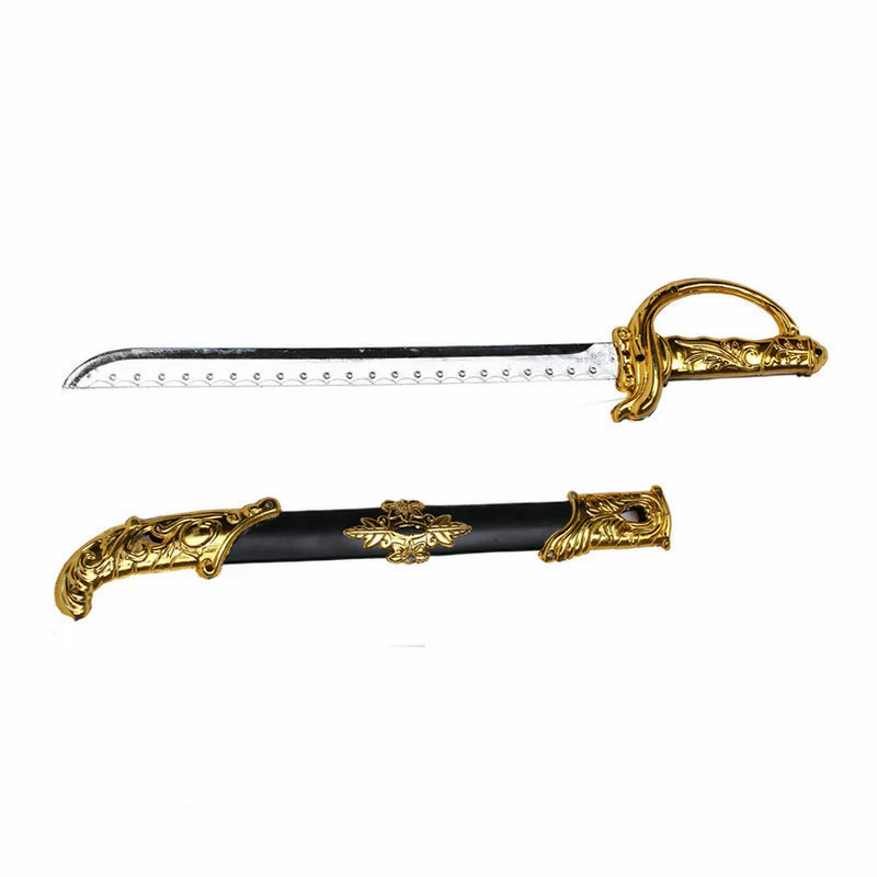 Command Sword Prop – Plastic Officer’s Saber for Halloween Cosplay Costume Accessory