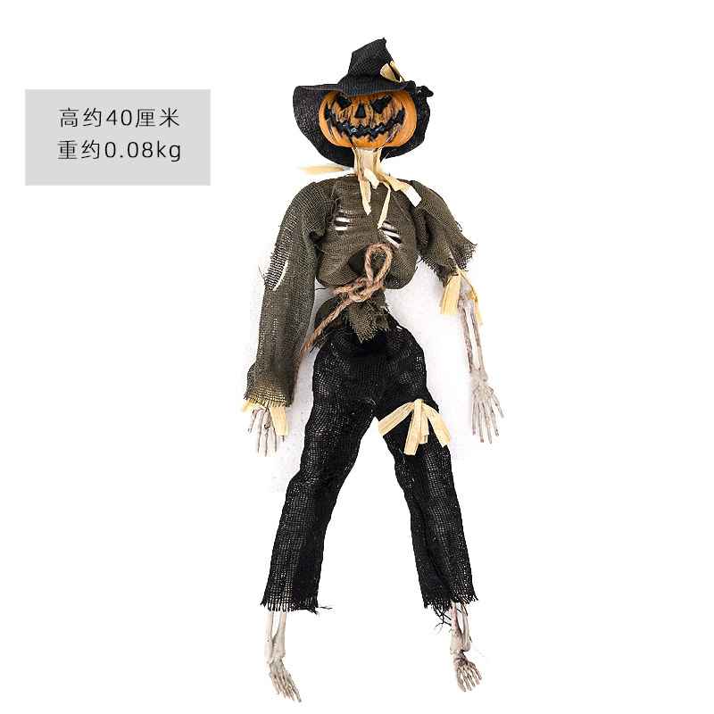 Halloween Skeleton Decoration | Day of the Dead Skull Ornament for Party | Witch, Clown, Pirate Outdoor Haunted House Props