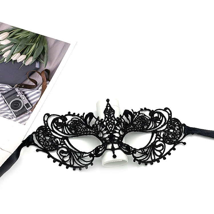 Sexy Colorful Lace Mask – Shapeable Gold Stamped Half Face Masquerade Eye Mask for Women, Halloween Costume & Dance Party