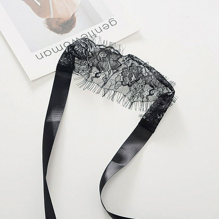 Sheer Black Lace Eye Mask – Half Face Sexy Masquerade Mask for Women, Flirty Party Accessory for Halloween