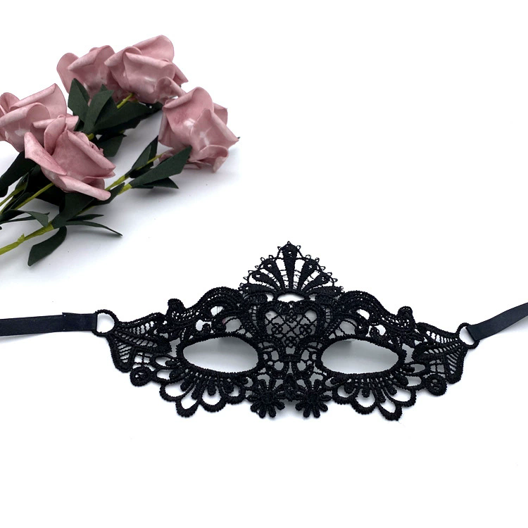 Shapeable Lace Mask – Malleable Half Face Eye Mask for Women, Bendable Black Masquerade Mask for Adult Party & Dance& Halloween Yard Decor