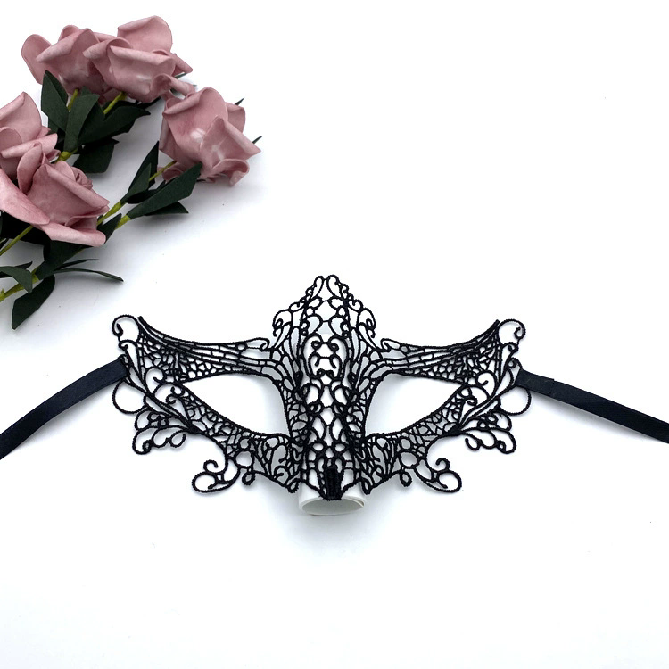 Shapeable Lace Mask – Malleable Half Face Eye Mask for Women, Bendable Black Masquerade Mask for Adult Party & Dance& Halloween Yard Decor