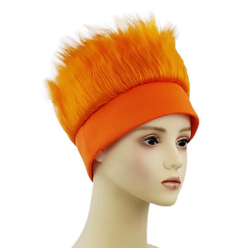 Custom Flag Color Plush Headband – Wholesale Fuzzy Headband Wig for World Cup Fan Props