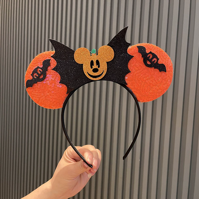 Devil Pumpkin Headband – Halloween Horned Pumpkin Hairband for Women & Kids Costume Party Prop