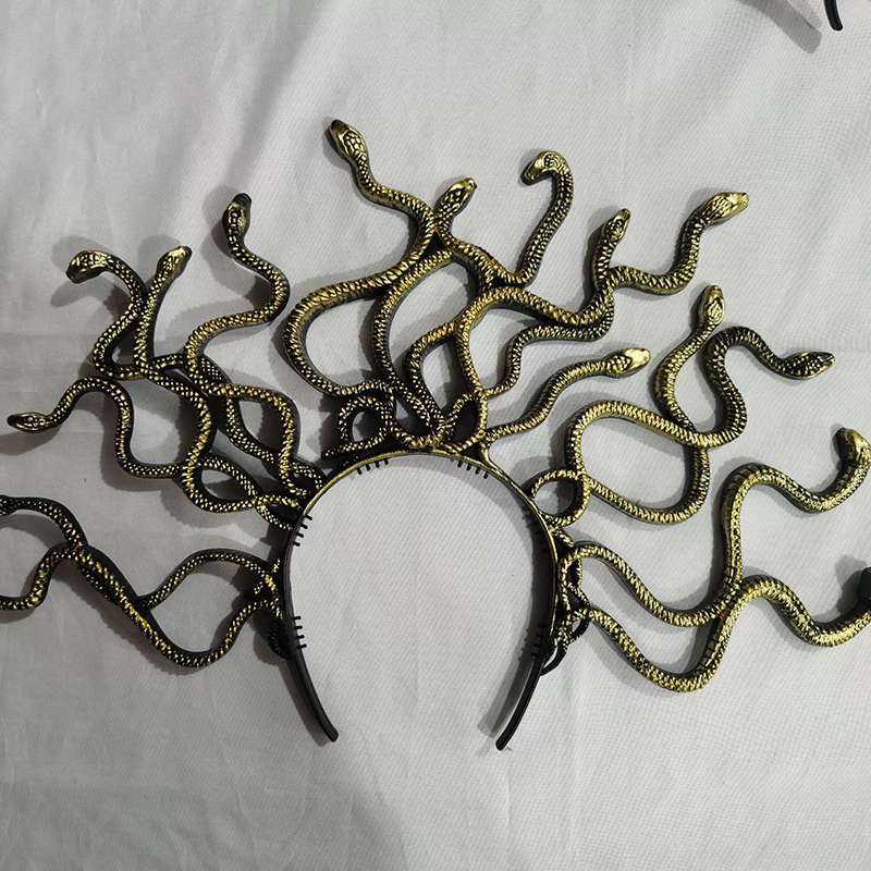 Medusa Snake Hair Headband – Greek Mythology Snake Hairband for Women Halloween Costume Prop