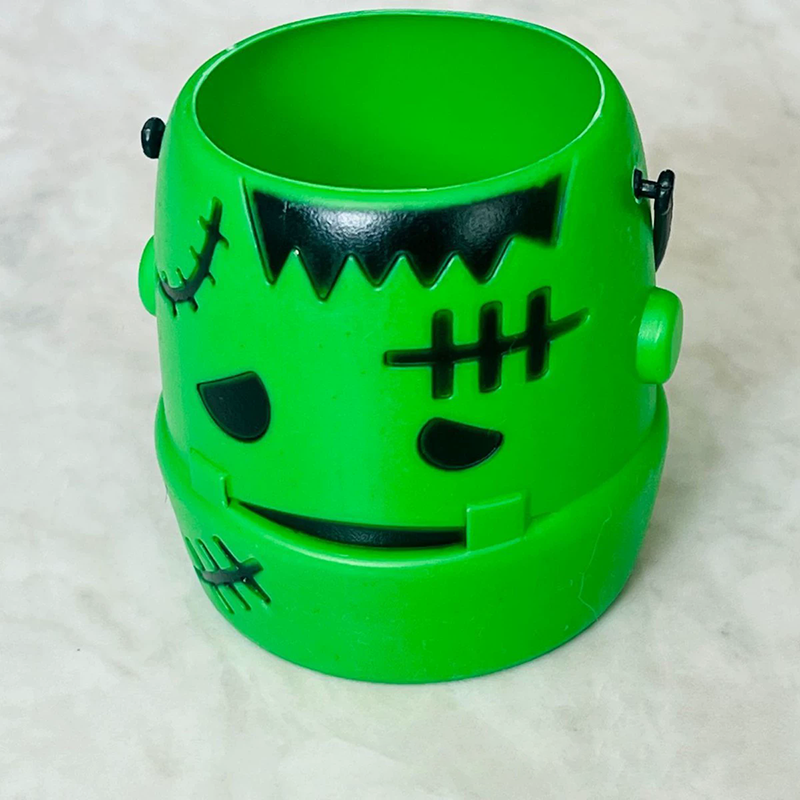 Halloween Pumpkin Bucket – Plastic Jack O Lantern Candy Pail for Kids Trick or Treat