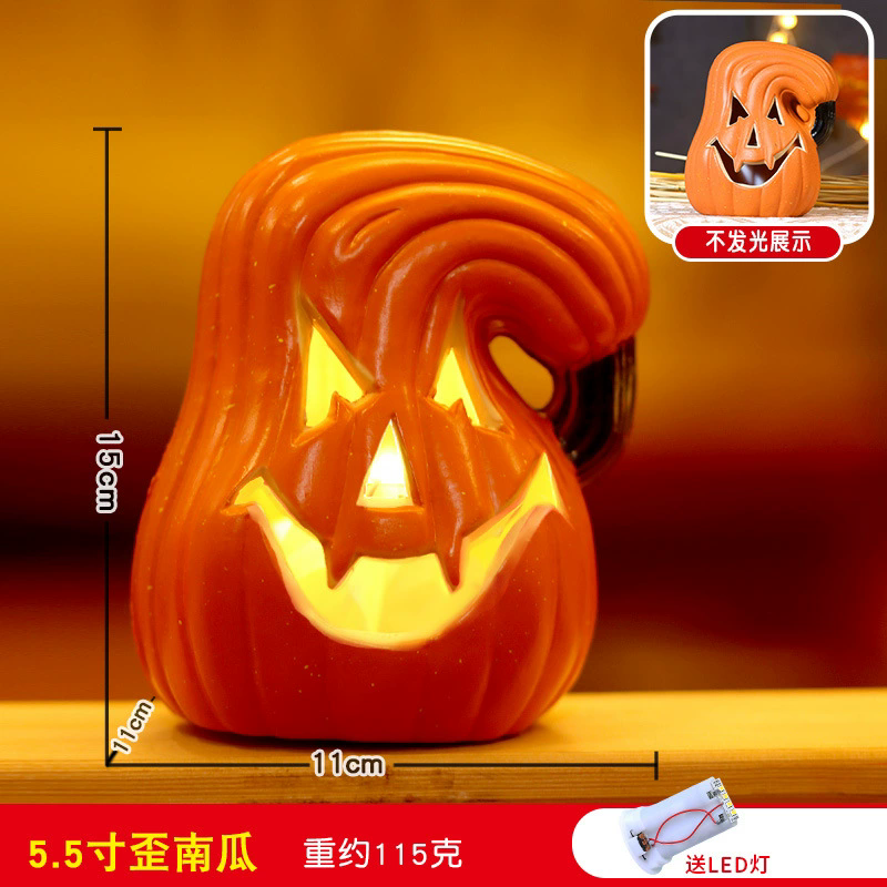 Light Up Halloween Pumpkin – Jack O Lantern LED Lamp for Party Decoration