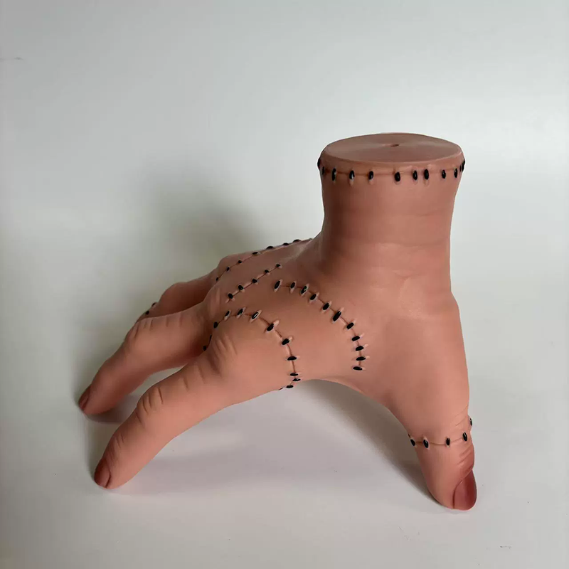 Adams Family Severed Hand Prop – Vinyl Fake Rubber Hand for Halloween Prank Toy