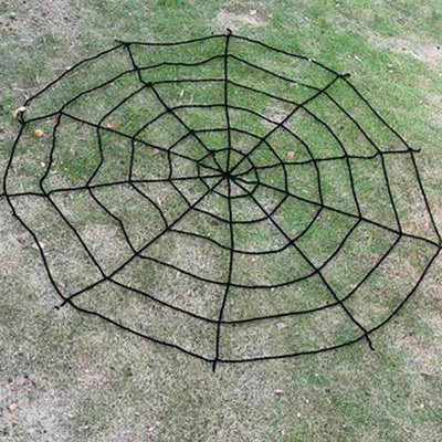 Triangular Spider Web Prop – Large 3D Halloween Cobweb for Prank, Haunted House & Outdoor Yard Decoration