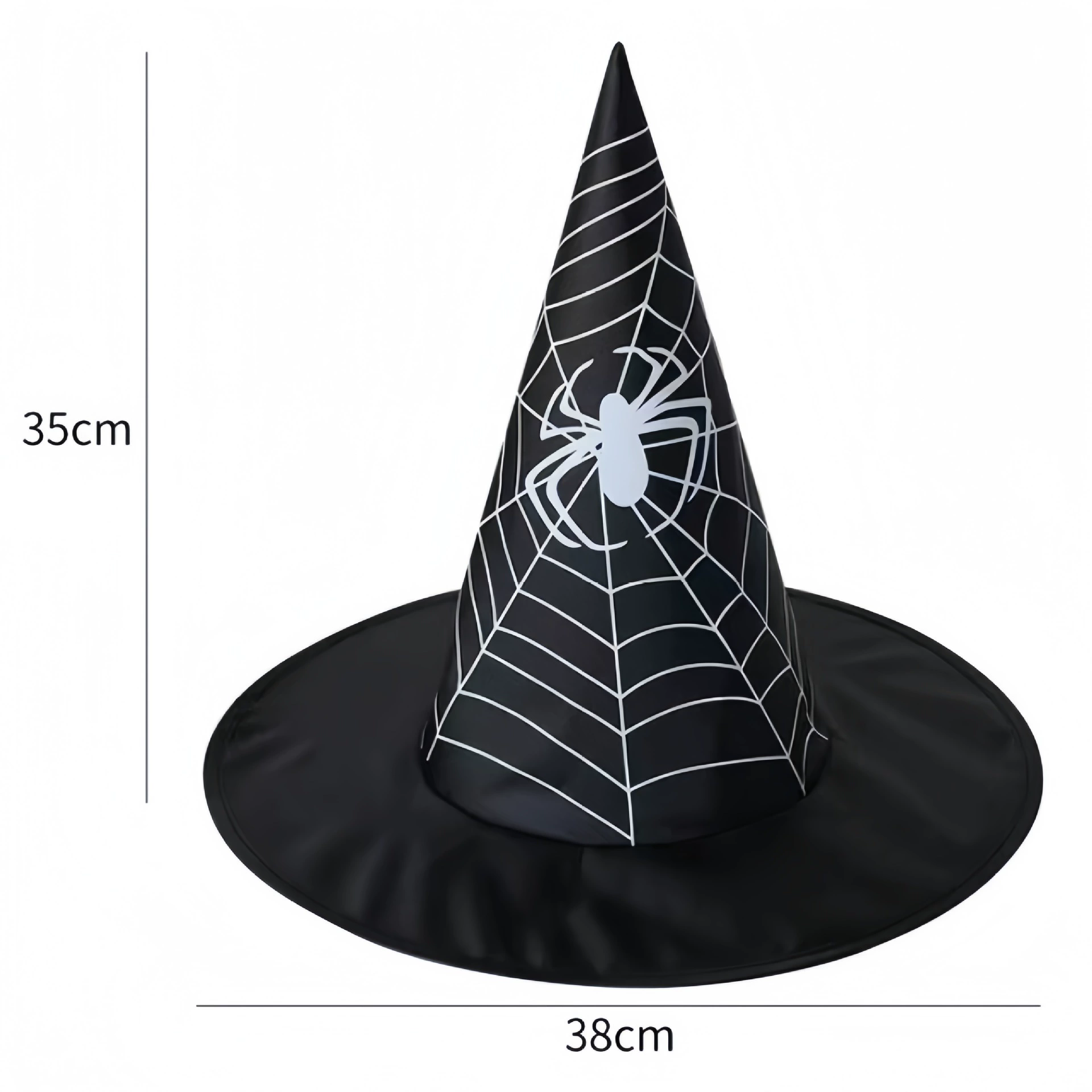Women's Oxford Cloth Witch Hat – Adult Wizard Costume Cap for Halloween Party Decoration
