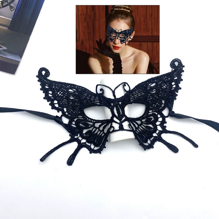 Shapeable Lace Mask – Malleable Half Face Eye Mask for Women, Bendable Black Masquerade Mask for Adult Party & Dance& Halloween Yard Decor