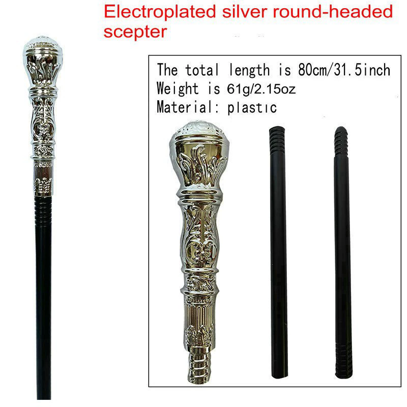 Egyptian Pharaoh Scepter – Gold Crook and Flail Staff for King Costume Halloween Prop