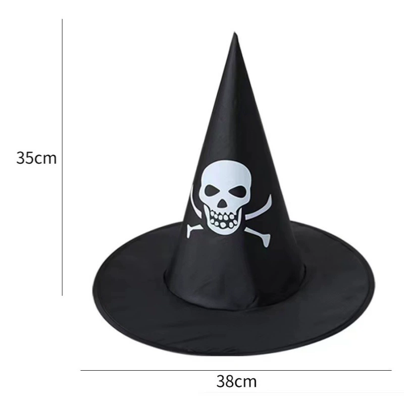 Women's Oxford Cloth Witch Hat – Adult Wizard Costume Cap for Halloween Party Decoration