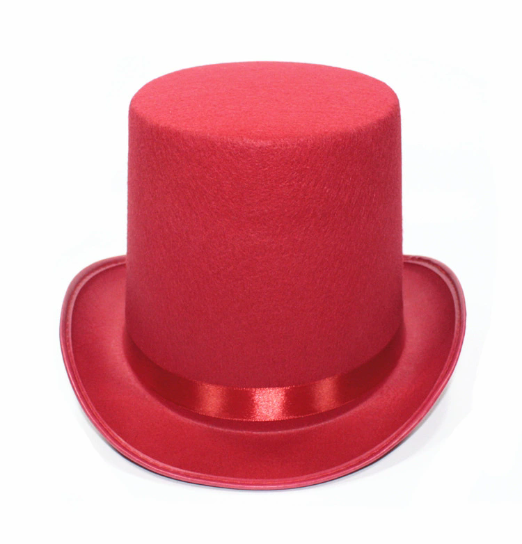 16cm Tall Top Hat – Stovepipe Hat for Magician Costume & Halloween Prop