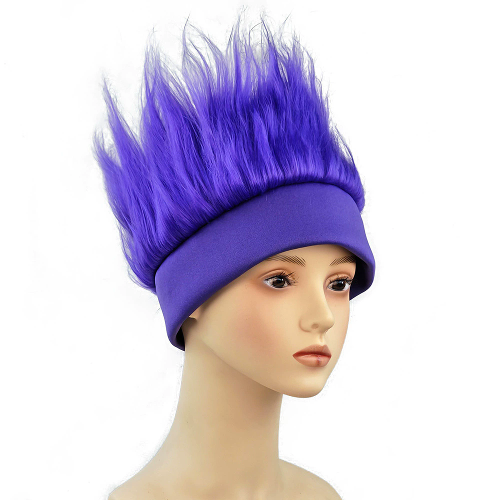 Custom Flag Color Plush Headband – Wholesale Fuzzy Headband Wig for World Cup Fan Props