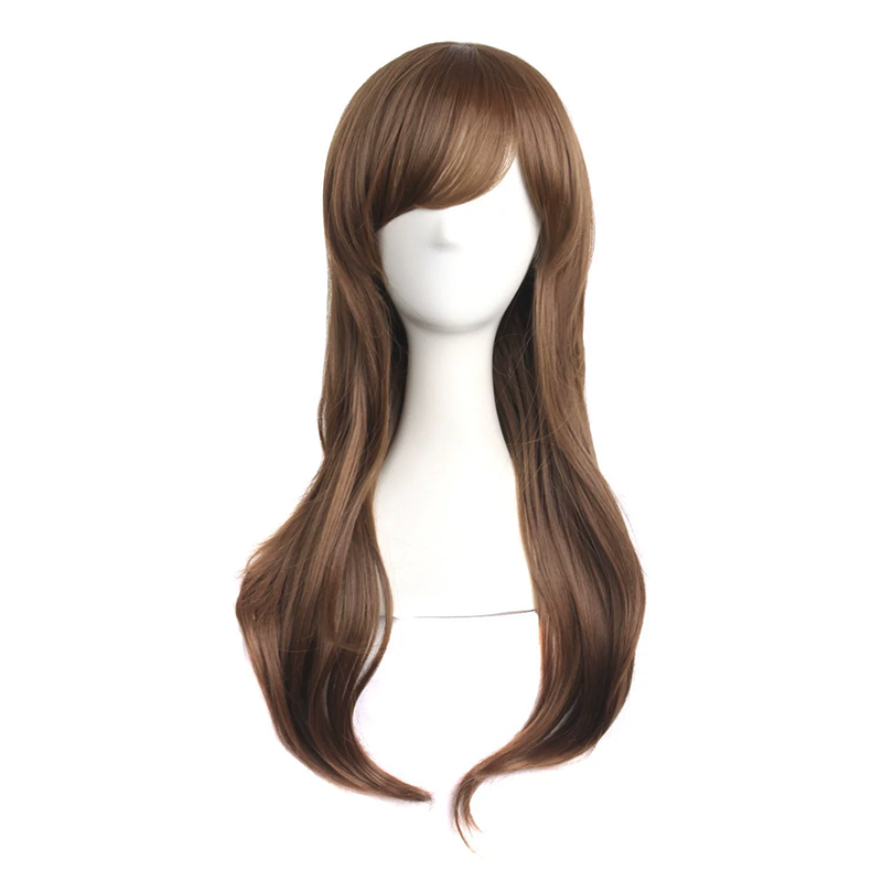 70cm Long Curly Anime Wig – Colorful Long Curls Cosplay Wig for Women & Girls Halloween Costume