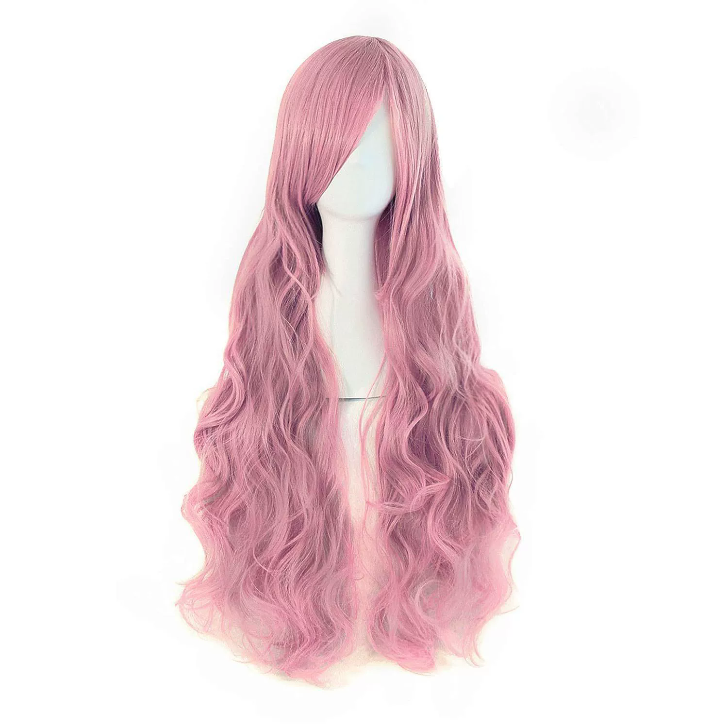Long Spiral Curly Colorful Wig – Rainbow Curls Anime Cosplay Synthetic Wig for Women & Girls Party Prop