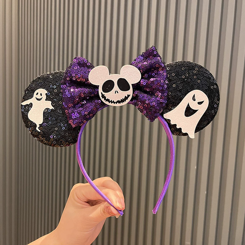 Devil Pumpkin Headband – Halloween Horned Pumpkin Hairband for Women & Kids Costume Party Prop
