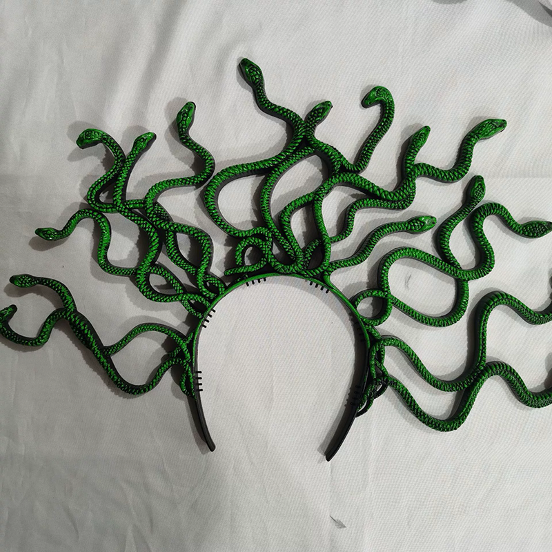 Medusa Snake Hair Headband – Greek Mythology Snake Hairband for Women Halloween Costume Prop